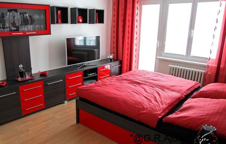 رنگ اتاق خواب پسرانه قرمز